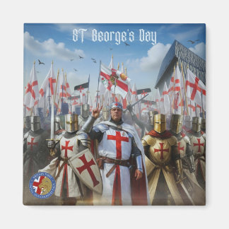 Íman Ímã de Geladeira do Dia de São Jorge Britain First