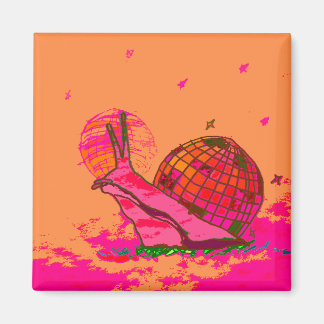 Íman Imã de geladeira do Disco Snail