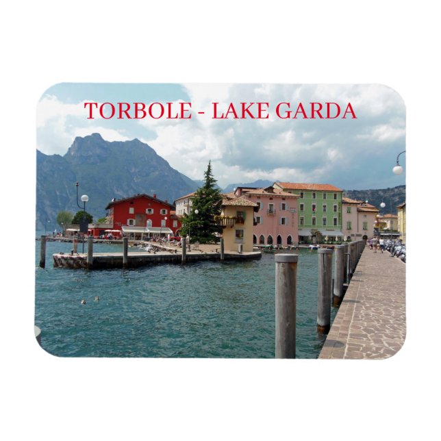 Íman Imã de geladeira do Lago Garda Torbole (Horizontal)