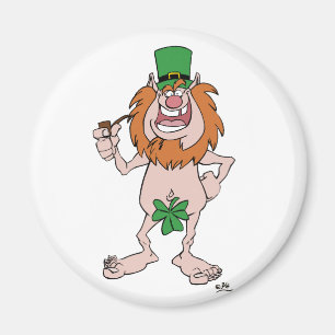 Íman Imã de geladeira do Leprechaun de St Patrick (e o
