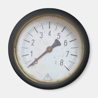 Íman Imã de geladeira do Medidor de Pressão Arredondada