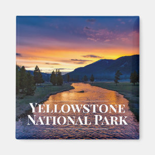 Íman Imã de geladeira do parque nacional de Yellowston