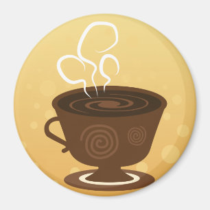 Íman Imã de geladeira dos amantes do café