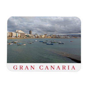 Íman Imã de geladeira dos barcos de Gran Canaria