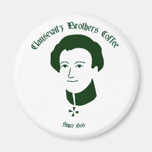 Íman Imã de geladeira dos irmãos de Clausewitz