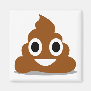 Íman Ímã de Geladeira Emoji Emoticon Engraçado de Cocô