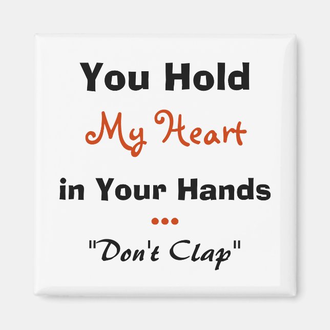 Íman Imã de geladeira Engraçado de Amor (Frente)