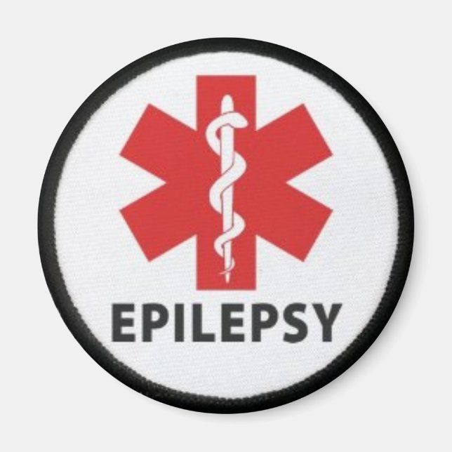 Íman Imã de geladeira EPILEPSY (Frente)
