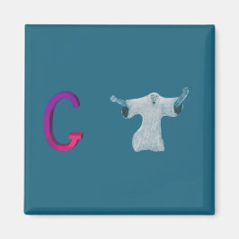 Íman Imã de geladeira fantasma