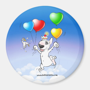 Íman Imã de geladeira "feliz aniversario " de bull