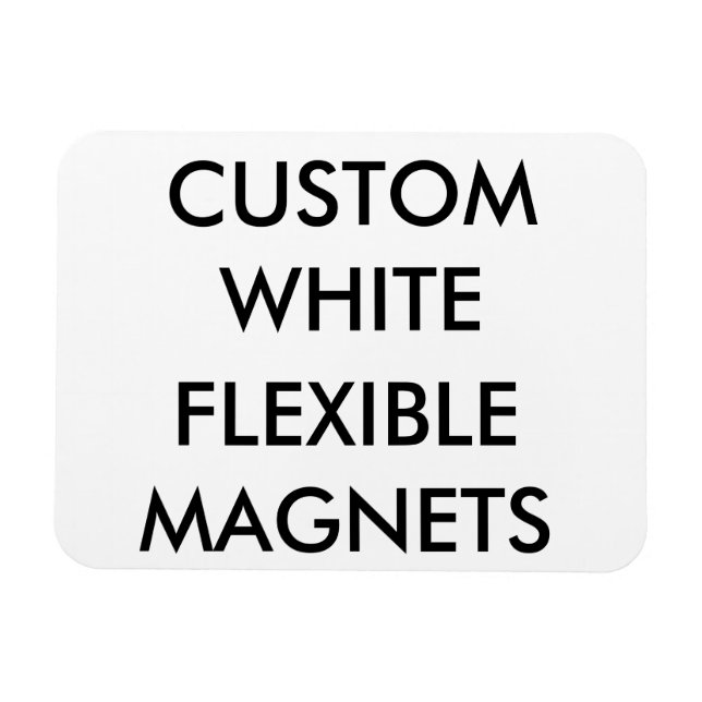 Íman Imã de geladeira flexível personalizada pequena e  (Horizontal)
