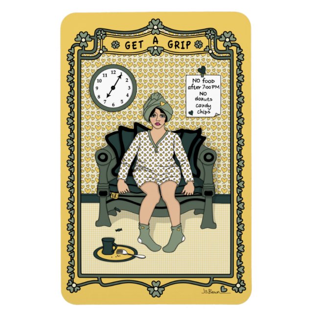 Íman Ímã de Geladeira Get A Grip_C_4x6 (Vertical)