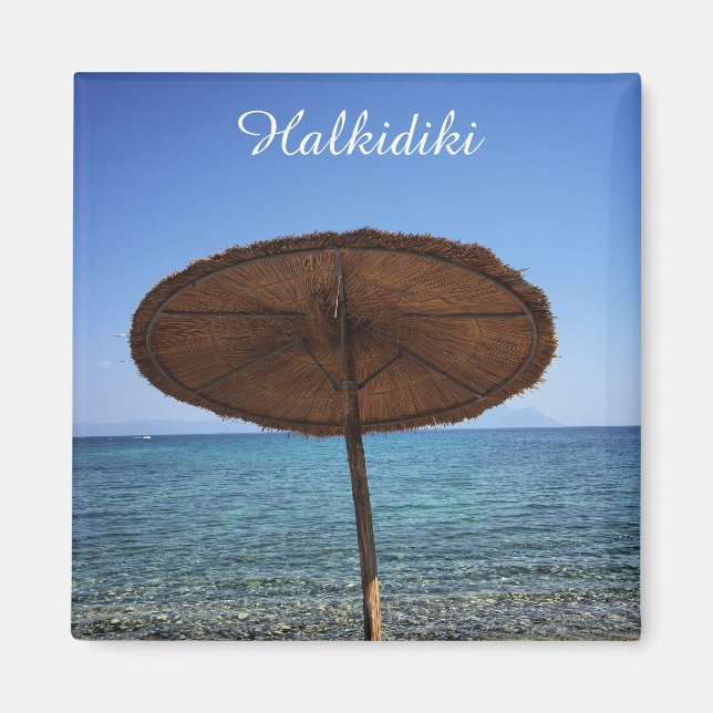 Íman Imã de geladeira Halkidiki (Frente)