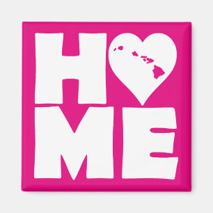 Íman Ímã de Geladeira Hawaii Home Heart State