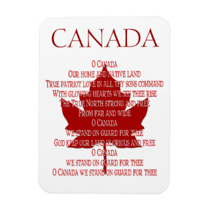 Íman Ímã de Geladeira Hino Canadá Ímãs Personalizados C