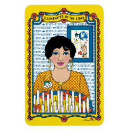 Íman Ímã de Geladeira Iluminado pela Luz_B_4x6