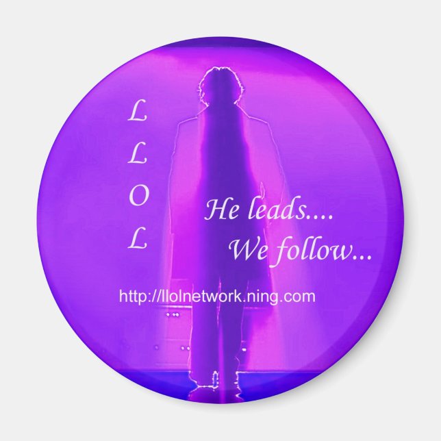 Íman Imã de geladeira LLOL (Frente)