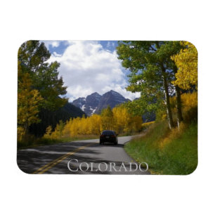 Íman Ímã de Geladeira Maroon Bells Aspen Colorado