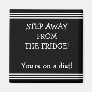 Íman Imã de geladeira motivada pela dieta engraçada