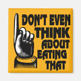 Íman Imã de geladeira nem pensa em comer isso