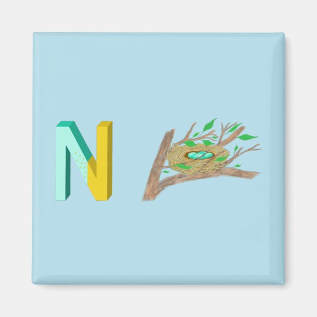 Íman Imã de geladeira Nest (Frente)