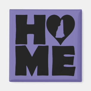 Íman Ímã de Geladeira New Hampshire Home Heart Estado