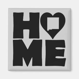 Íman Ímã de Geladeira New Mexico Home Heart Estado