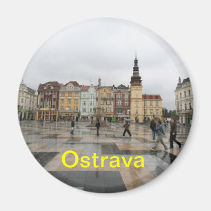 Íman Imã de geladeira Ostrava