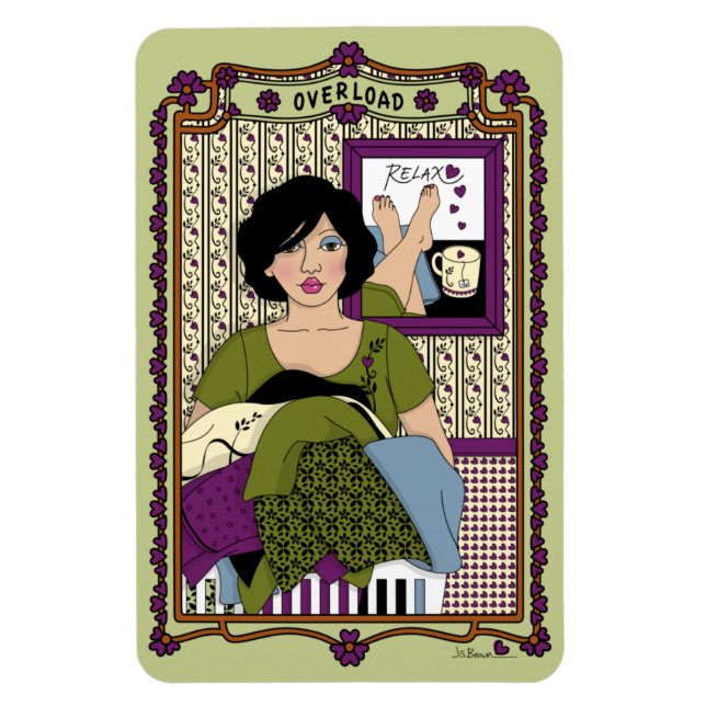 Íman Ímã de Geladeira Overload_A_4x6 (Vertical)