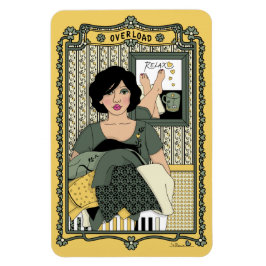 Íman Ímã de Geladeira Overload_C_4x6