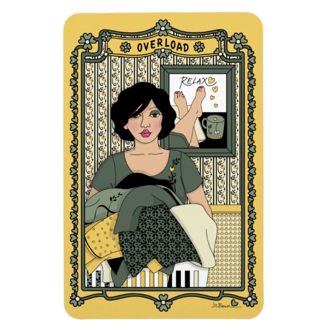 Íman Ímã de Geladeira Overload_C_4x6 (Vertical)