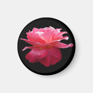 Íman Ímã de Geladeira Redondo Rosa Rosa Presente para J