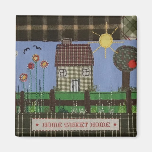 Íman imã de geladeira residencial doce (Frente)