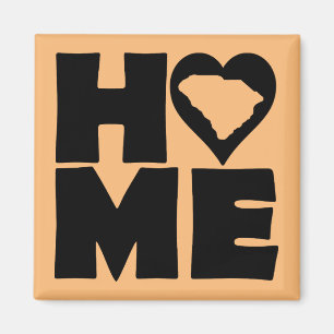 Íman Ímã de Geladeira South Carolina Home Heart State