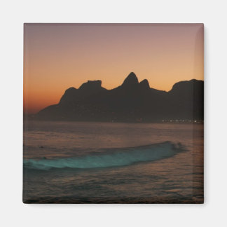 Íman imã de geladeira "Sunset" no Rio de Janeiro