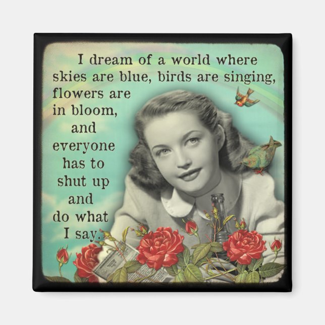 Íman Imã de geladeira, todos calem-se e façam o que eu  (Frente)