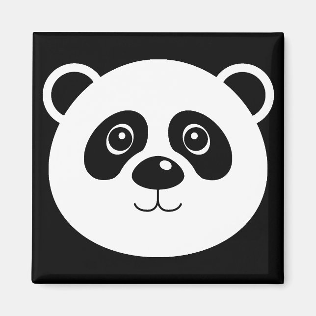 Íman Ímã de Geladeira Urso Panda Refrigerador (Frente)