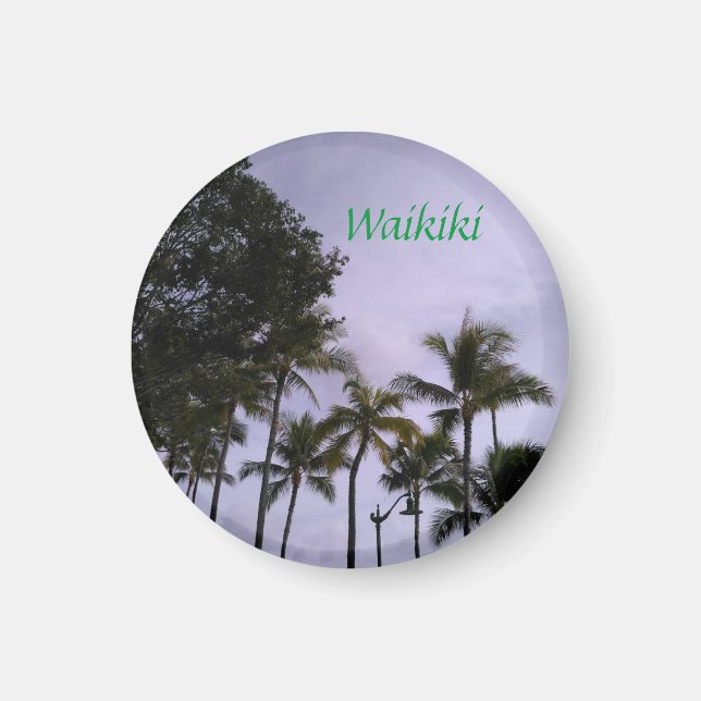 Íman Ímã de geladeira Waikiki (Frente)