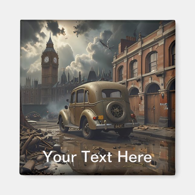 Íman Imã de geladeira WW2 (Frente)