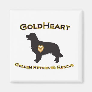 Íman Ímã de GoldHeart GRR com coração Dourado