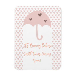 Íman Ímã de Gravidez de Gêmeos Chuvendo