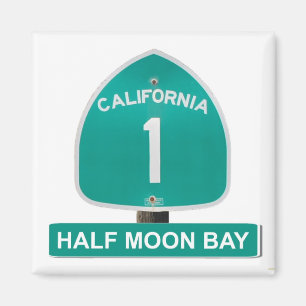 Íman Ímã de Half Moon Bay da estrada 1 de Califórnia