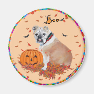 Íman Ímã de Halloween de Bulldog Inglês