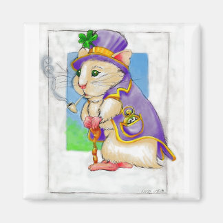 Íman ímã de hamster irlandês sortudo