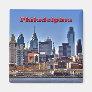 Íman Ímã de HDR da skyline de Philly