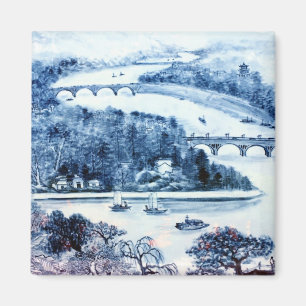 Íman imã de imagem de porcelana chinês vintage