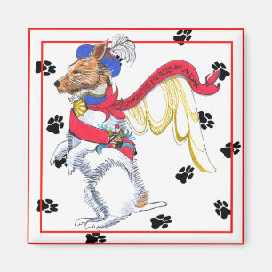 Íman Ímã de Jack Russell dos anjos de Gulliver