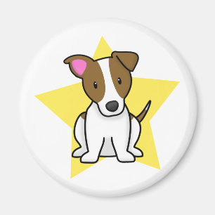 Íman Ímã de Jack Russell Terrier da estrela de Kawaii