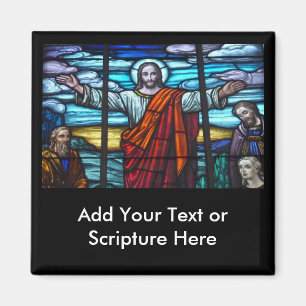 Íman Ímã de Jesus Cristo de Vitral