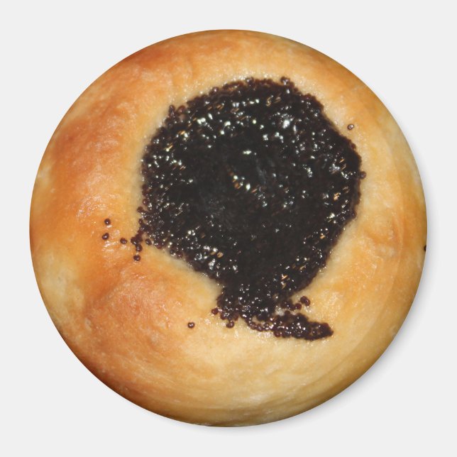 Íman Ímã de Kolache de semente de papoula (Frente)